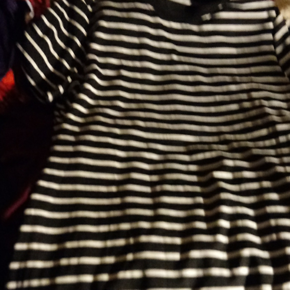 Black and white dress